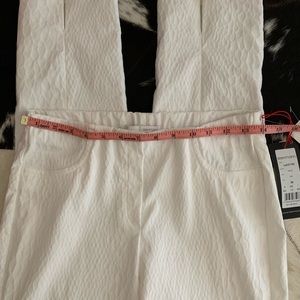 NWT White pull on Stehmann pants